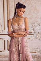 Champagne Rose Peplum Set - MARKET