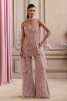 Champagne Rose Kurta and Pants Set - MARKET