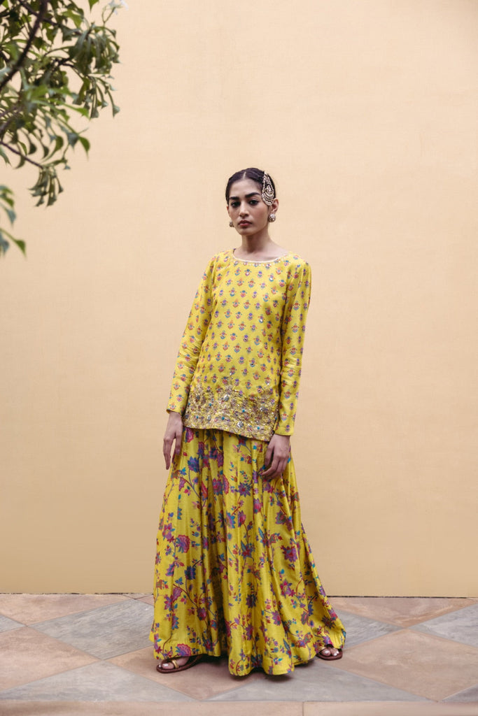 Sunshine Yellow Kali Pants Set - MARKET