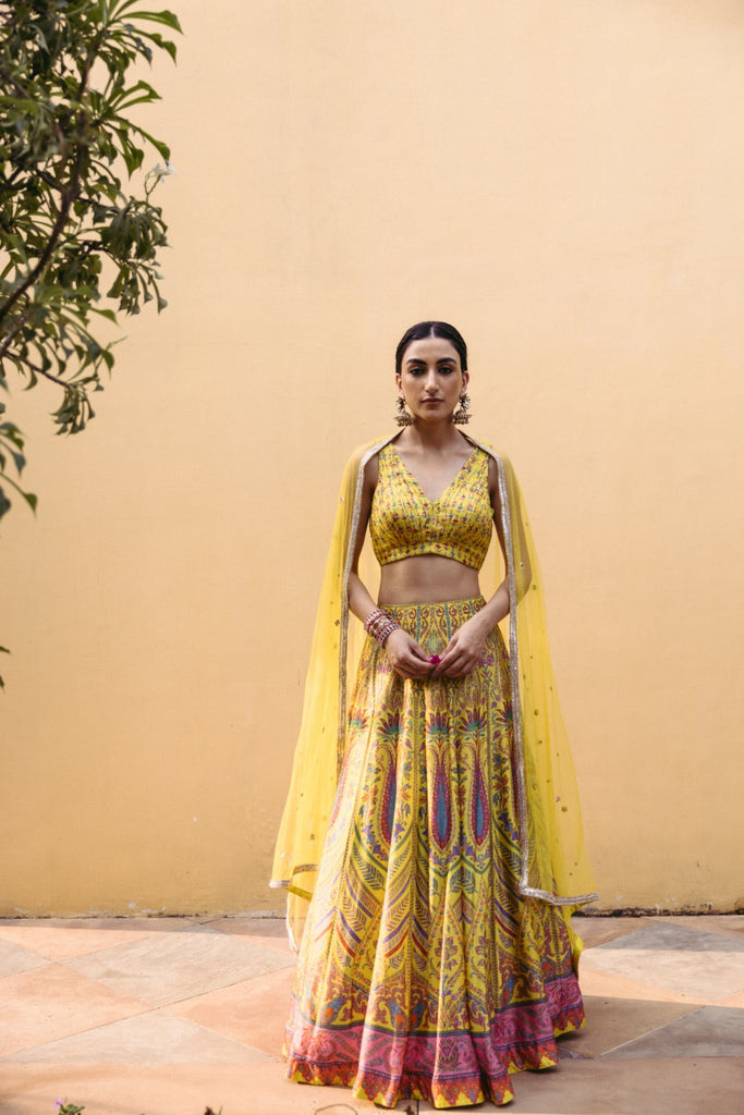 Sunshine Yellow Lehenga Set - MARKET