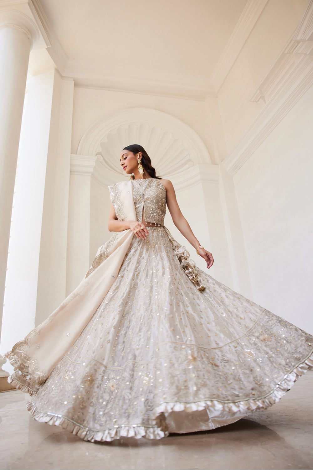 Tissue Lehenga - MARKET