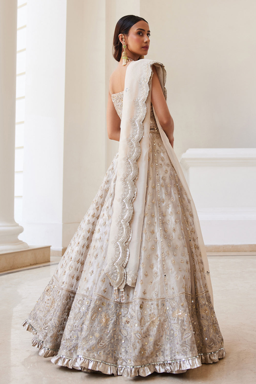 Tissue Lehenga - MARKET