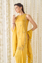 Mustard Kurta With Farsi Salwar Set - MARKET