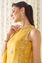 Mustard Kurta With Farsi Salwar Set - MARKET