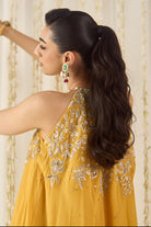Mustard A-Line Kurta Sharara Set - MARKET